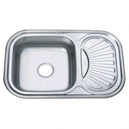Мийка кухонна Zerix Z7549-08-180D (decor) (ZX1607)