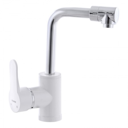 Смеситель для раковины PLAMIX Mario-001 White (без подводки) (PM0556)