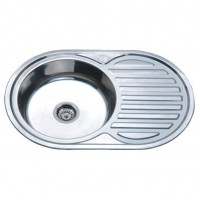 Мийка кухонна Zerix Z7750-08-180E (Satin) (ZX1596)