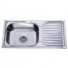 Мийка кухонна Zerix Z7642-08-180E (Satin) (ZX1602)