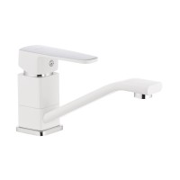 Змішувач для умивальника Mixxus Missouri 555 (вилив 15 см) білий (MI0593)