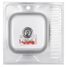 Мойка кухонная ZERIX Z6060L-04-160E (satin) (ZM0567)