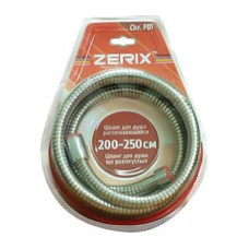 Шланг Zerix Chr.F01 розтяжний 200-250 см упаковка БЛІСТЕР (ZX0112)