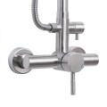 Душевая система для душа Lidz Aria 1020 на два потребителя (k35) LDARI1020NKS46114 Nickel - Фото 2