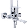 Душевая система универсальная Lidz Dozorca 1030 на три потребителя (с изливом) (k35) LDDOZ1030CRM45407 Chrome - Фото 2