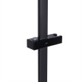 Душова стійка з тримачем універсальна Qtap Lepit 705 мм прямокутна QTLEP82103NB Black Matt - Фото 2