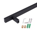 Душова стійка з тримачем універсальна Qtap Lepit 705 мм прямокутна QTLEP82103NB Black Matt - Фото 3