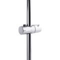 Душова стійка з тримачем універсальна Qtap Lepit 665 мм округла QTLEP82103OC Chrome - Фото 2