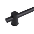 Душевая стойка с держателем универсальная Qtap Lepit 665 мм округлая QTLEP82103OB Black Matt - Фото 2