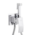 Набор для гигиенического душа Qtap Swan Cascada прямоугольный QTSWA262CRM45567 Chrome - Фото 2