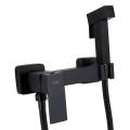 Набор для гигиенического душа Lidz Kubis 110 Black LDKUB110BLA46104 прямоугольный - Фото 2
