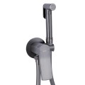 Набор для гігієнічного душу Qtap Slavonice округлий QTSLA262GMB45916 Gunmetal Black PVD - Фото 2