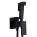 Набор для гигиенического душа Lidz Kubis 111 Black LDKUB111BLA46108 прямоугольный - Фото 2