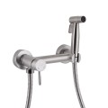 Набор для гигиенического душа со смесителем Lidz Aria 110 округлый LDARI110NKS43393 Nickel - Фото 2