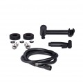 Набор для гигиенического душа со смесителем Lidz Aria 110 округлый LDARI110BLA43394 Black - Фото 2
