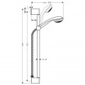 Душовий гарнітур Hansgrohe Crometta 85 27728000 - Фото 1