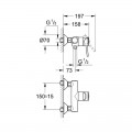 Смеситель для душа Grohe BauClassic 32867000 - Фото 1