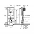 Инсталляция для унитаза Grohe Rapid SL комплект 3 в 1 38772001 - Фото 1