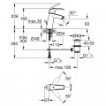 Змішувач для раковини Grohe Eurosmart 23322001 - Фото 1