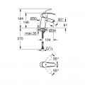 Змішувач для раковини S-розміру Grohe Eurosmart (32467002) - Фото 1