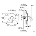 Смеситель скрытого монтажа для душа Grohe Eurosmart 33556002 - Фото 1