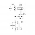Смеситель для душа Grohe Eurocube 23145000 - Фото 1