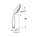 Ручний душ, 1 режим струменя Grohe Euphoria (27265000) - Фото 1