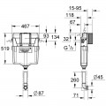 Змивний бачок GD 2 Grohe GD2 (38661000) - Фото 1
