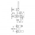 Смеситель для ванны Grohe Eurocube 23141000 - Фото 1