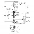 Змішувач для раковини L-розміру Grohe Essence New (32628001) - Фото 1