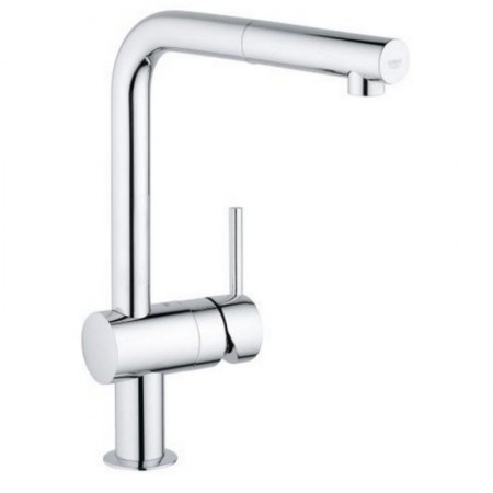 Змішувач для кухні з висувним виливом Grohe Minta (32168000)