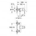 Змішувач для душу Grohe BauLoop (23340000) - Фото 1