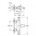Термостат для ванни Grohe Grohtherm 800 (34567000) - Фото 1
