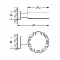 Держатель для аксессуаров Grohe Essentials Cube 40508001 - Фото 1