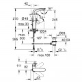 Змішувач для раковини Grohe Eurostyle 23569003 - Фото 1