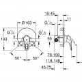 Змішувач для душу Grohe Eurostyle (33635003) - Фото 1