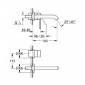 Змішувач для раковини прихованого монтажу Grohe Essence New (19408001) - Фото 1