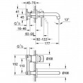 Змішувач для раковини прихованого монтажу Grohe BauClassic (20292000) - Фото 1