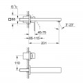 Зовнішня частина змішувача для раковини Grohe Eurocube 23447000 - Фото 1