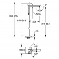 Смеситель для ванны Grohe Eurocube 23672001 - Фото 1