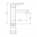 Змішувач для раковини Lidz Sofi 001F (k35) LDSOF001FCRM22006 Chrome - Фото 1