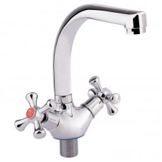 Змішувач для кухні Lidz Lamb 276F двохвентильний LDLAM276FCRM22019 Chrome