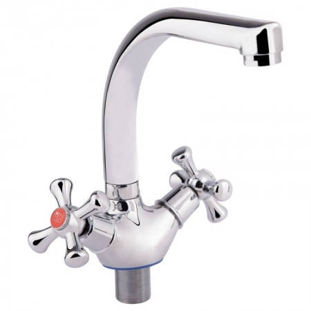 Змішувач для кухні Lidz Lamb 276F двохвентильний LDLAM276FCRM22019 Chrome