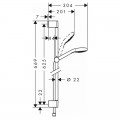 Душовий гарнітур Hansgrohe Croma Select E 26582400 - Фото 1