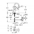 Змішувач для раковини Grohe Eurosmart 23537002 L-Size - Фото 1