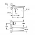 Зовнішня частина змішувача для раковини Grohe Eurostyle 19571003 M-Size - Фото 1