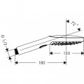 Лійка для ручного душу Hansgrohe Raindance Select 120 26520000 - Фото 1