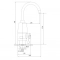 Проточний кран-водонагрівач кухонний для кухні Lidz Warm 056 LDWAR056WCR24984 White / Chrome - Фото 1