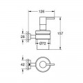 Дозатор для жидкого мыла Grohe Essentials Cube 40756001 - Фото 1