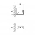 Крючок Grohe Selection Cube 40782000 - Фото 1